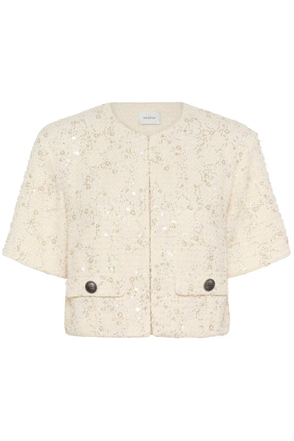 Chanaya SS Jacket Off White Pearls Gestuz