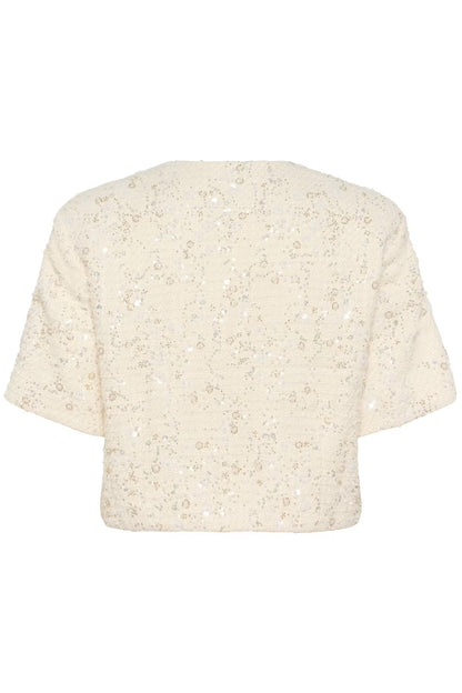 Chanaya SS Jacket Off White Pearls Gestuz