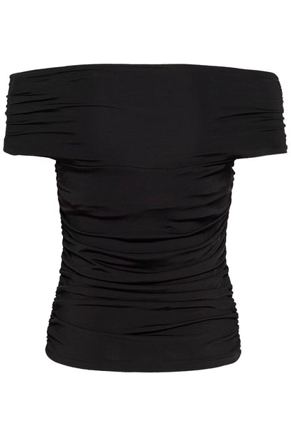 Laily Off Shoulder Top Black Gestuz