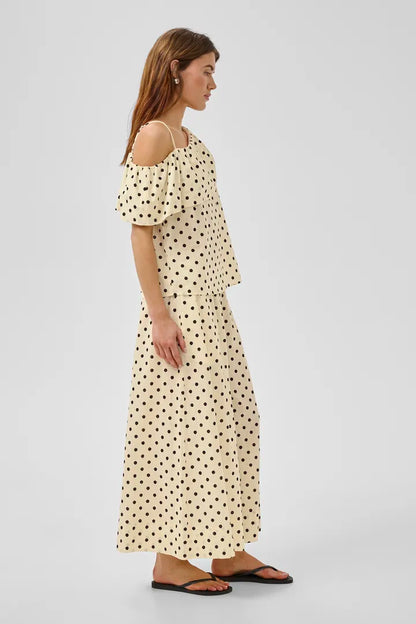 Nada Skirtpant Lemon Icing w Dots My Essential Wardrobe