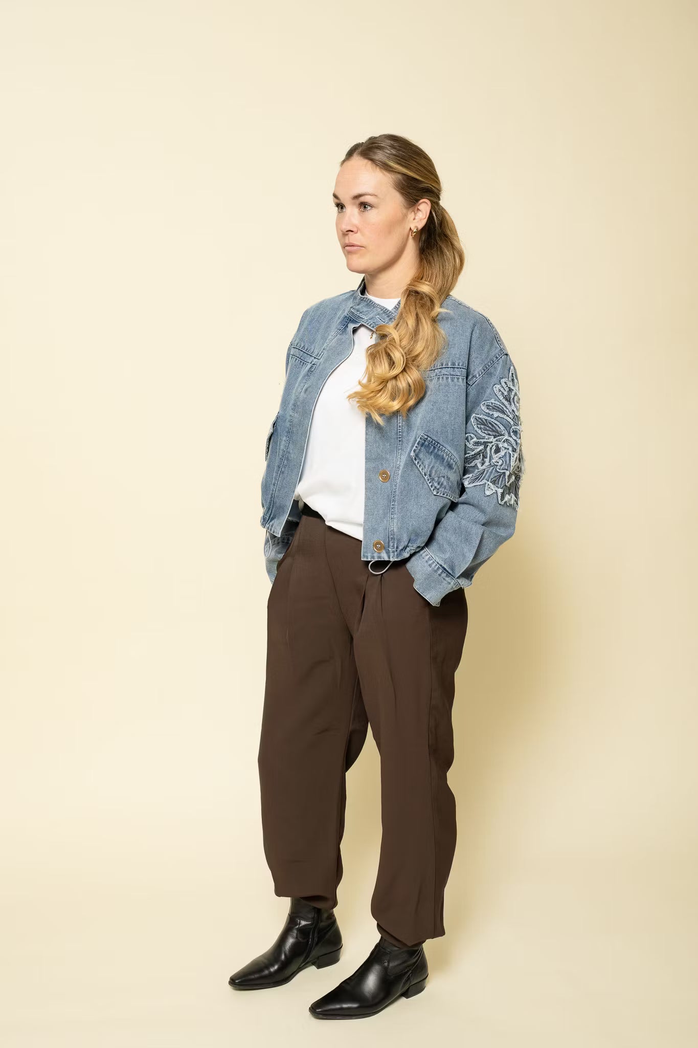 SallieGO Jacket Denim Blue Gossia