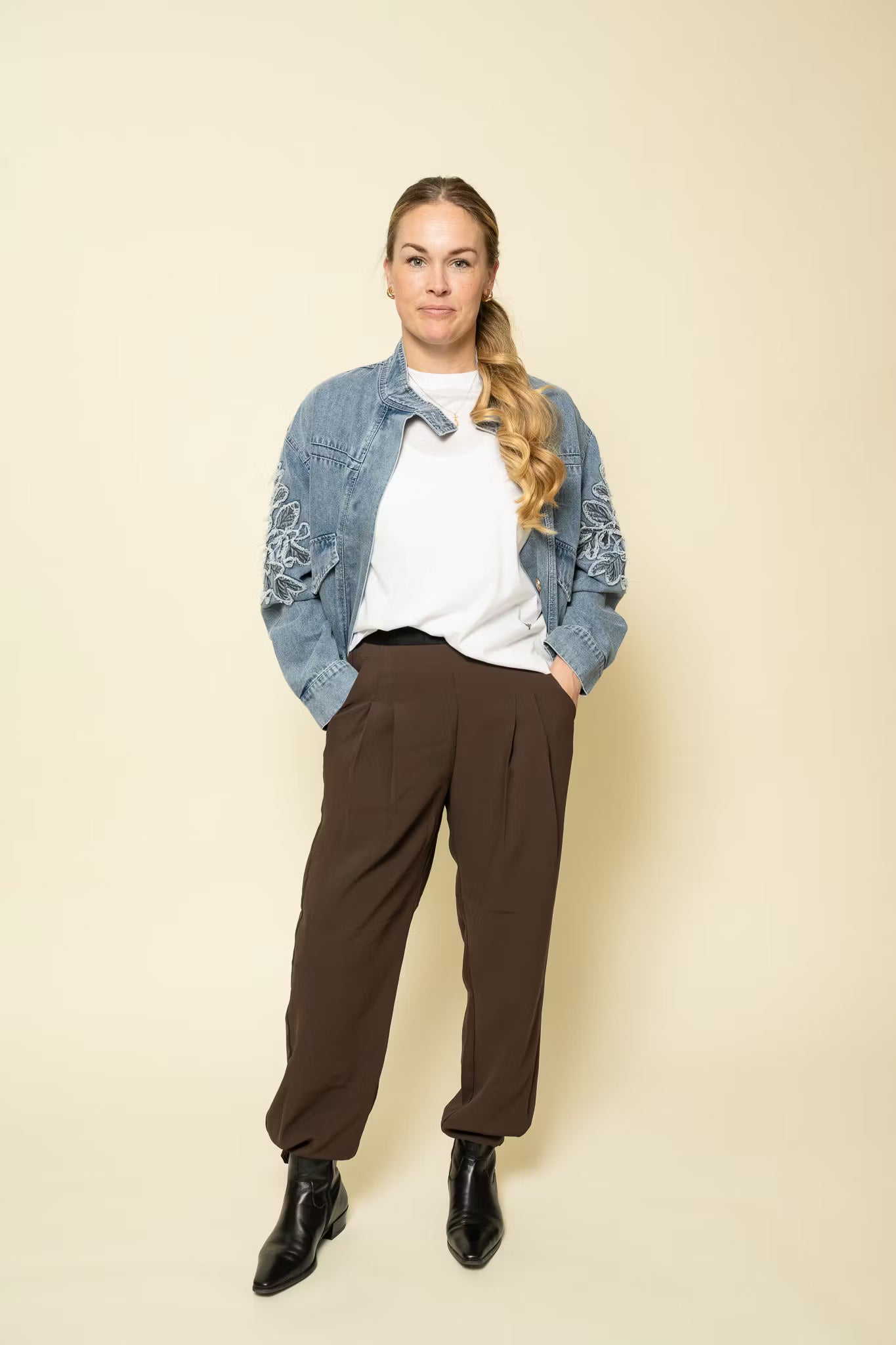 SallieGO Jacket Denim Blue Gossia