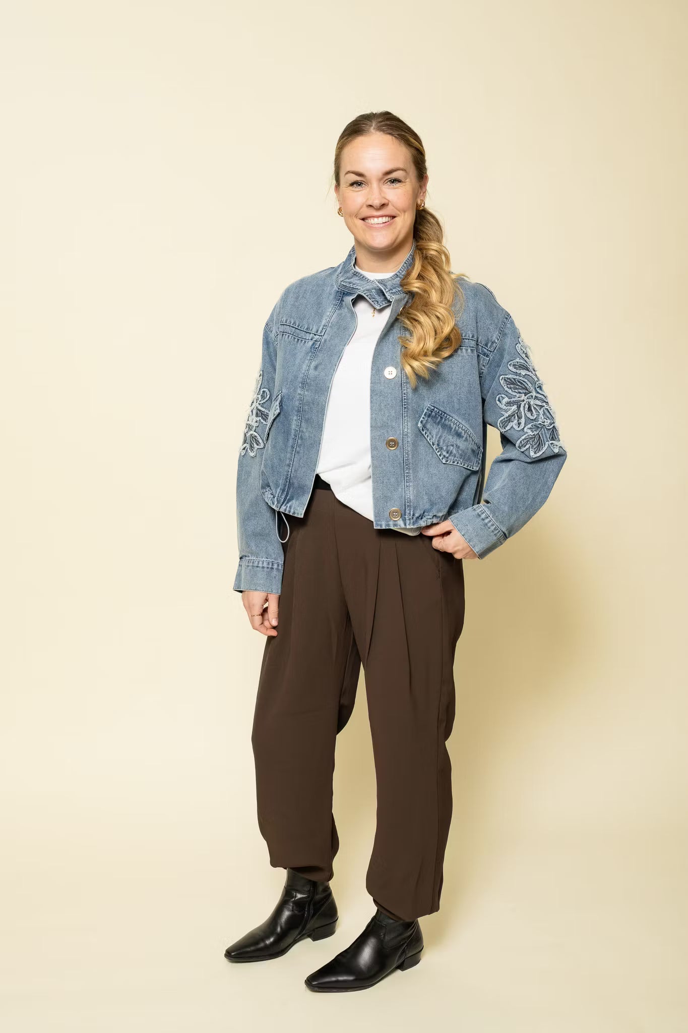 SallieGO Jacket Denim Blue Gossia