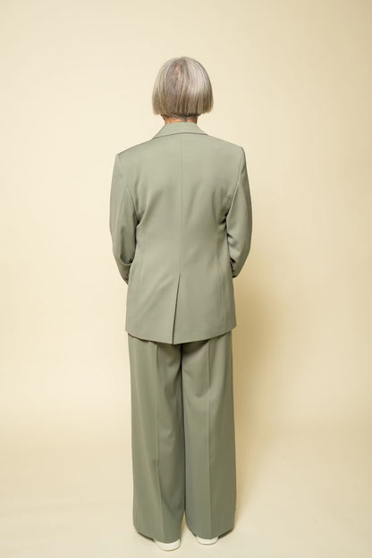 Darcey Wool Trousers Light Green Filippa K
