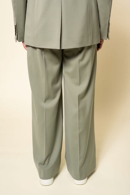Darcey Wool Trousers Light Green Filippa K