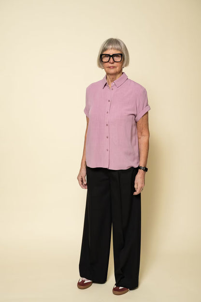 Samajana ss shirt 15938 Orchid Haze Samsoe Samsoe