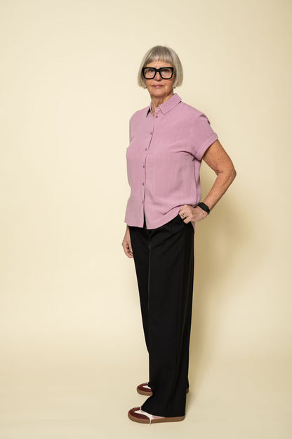 Samajana ss shirt 15938 Orchid Haze Samsoe Samsoe