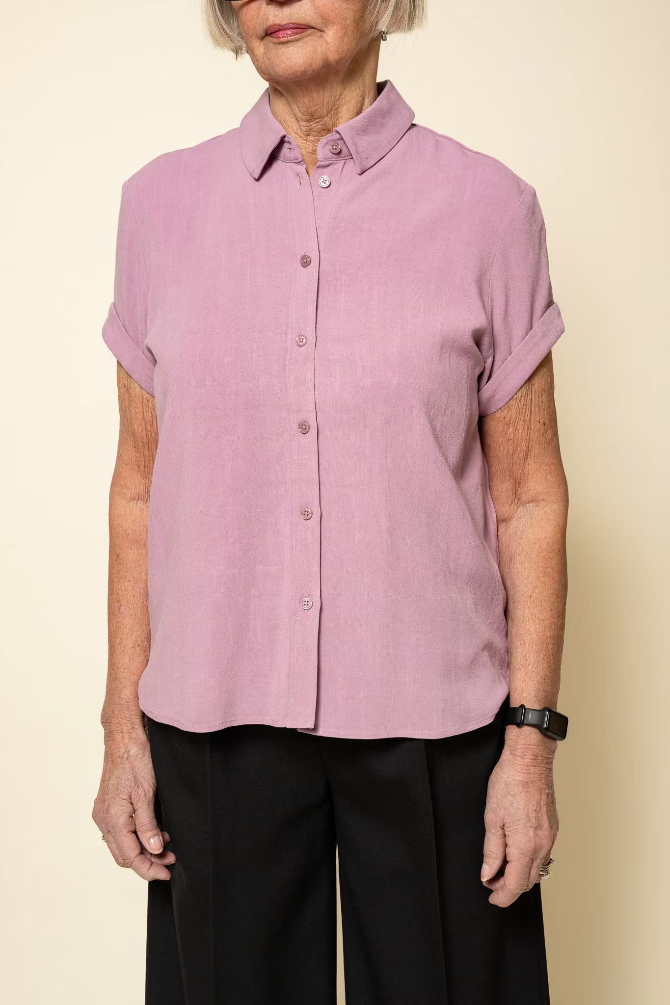 Samajana ss shirt 15938 Orchid Haze Samsoe Samsoe
