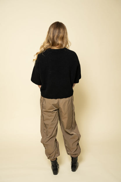 MollieGO Pants Dark Camel Gossia
