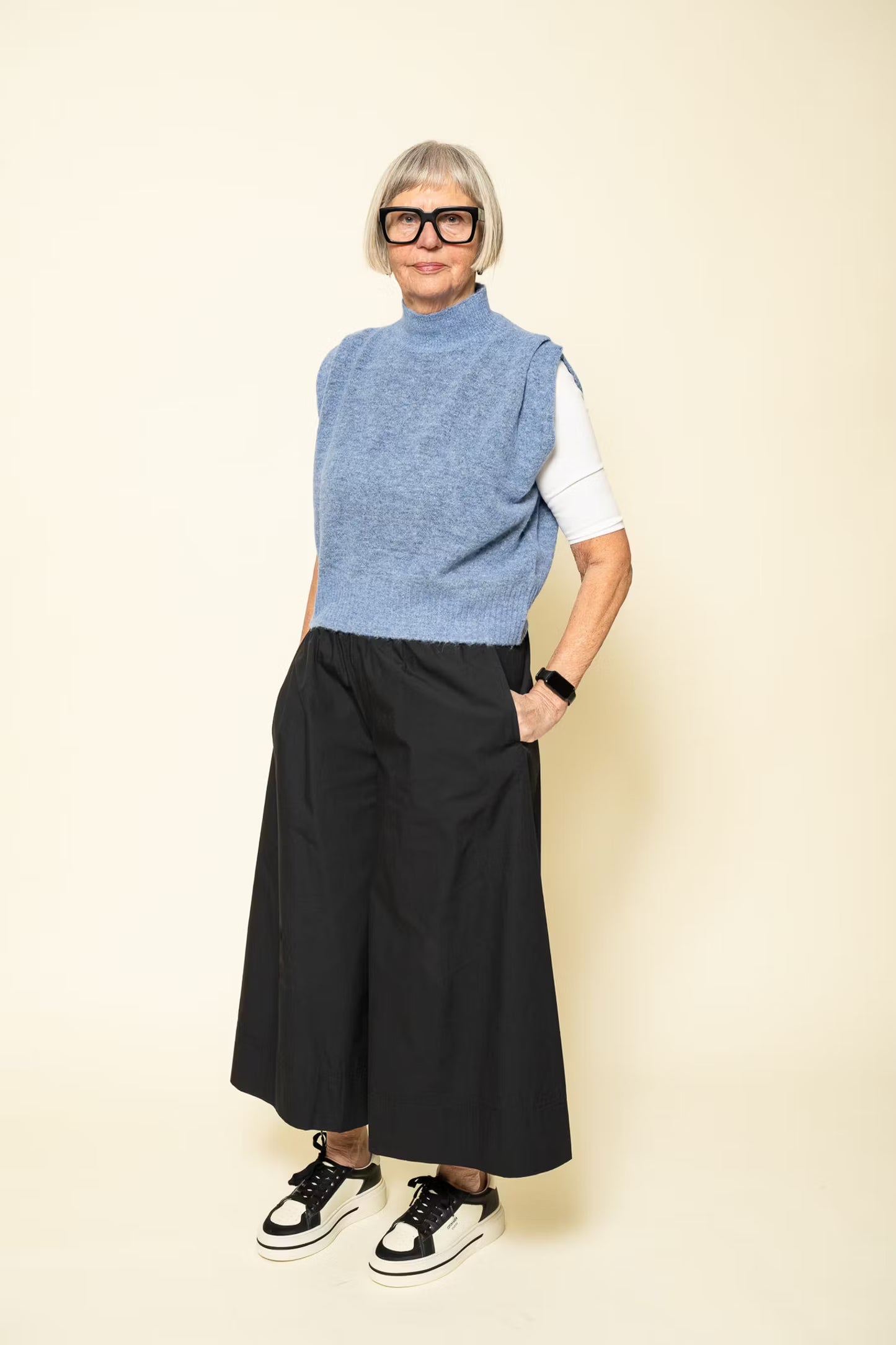 WiwicaGO Top Blue Melange Gossia