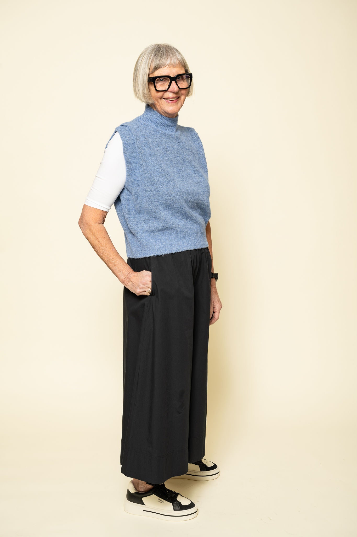WiwicaGO Top Blue Melange Gossia