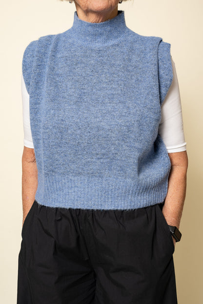 WiwicaGO Top Blue Melange Gossia