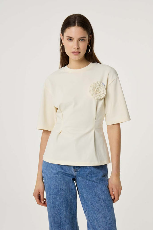 Asta T-shirt Cosy White Fabienne Chapot