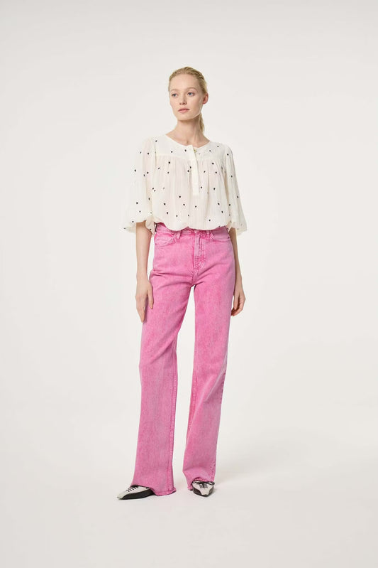 Bindi Top Cosy White/Black Fabienne Chapot