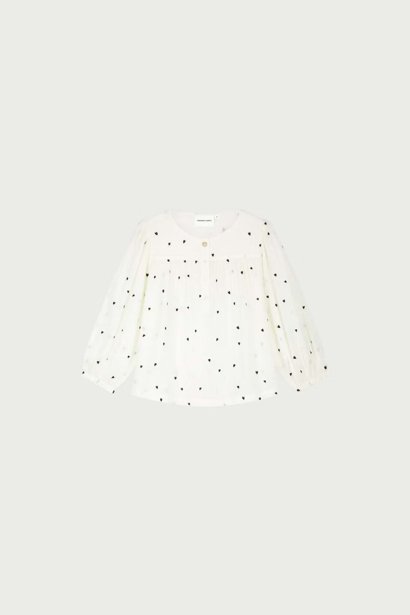 Bindi Top Cosy White/Black Fabienne Chapot