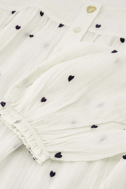 Bindi Top Cosy White/Black Fabienne Chapot