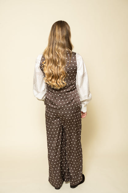 Nassa Big Dot Top Dark Brown Neo Noir