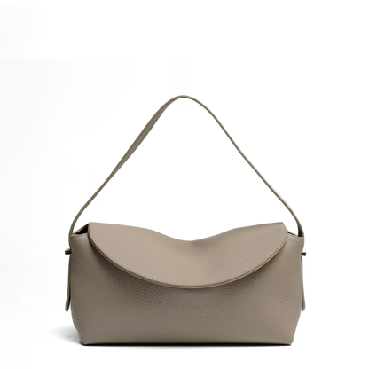 Torino Mini Leather Bag Granite Latalia
