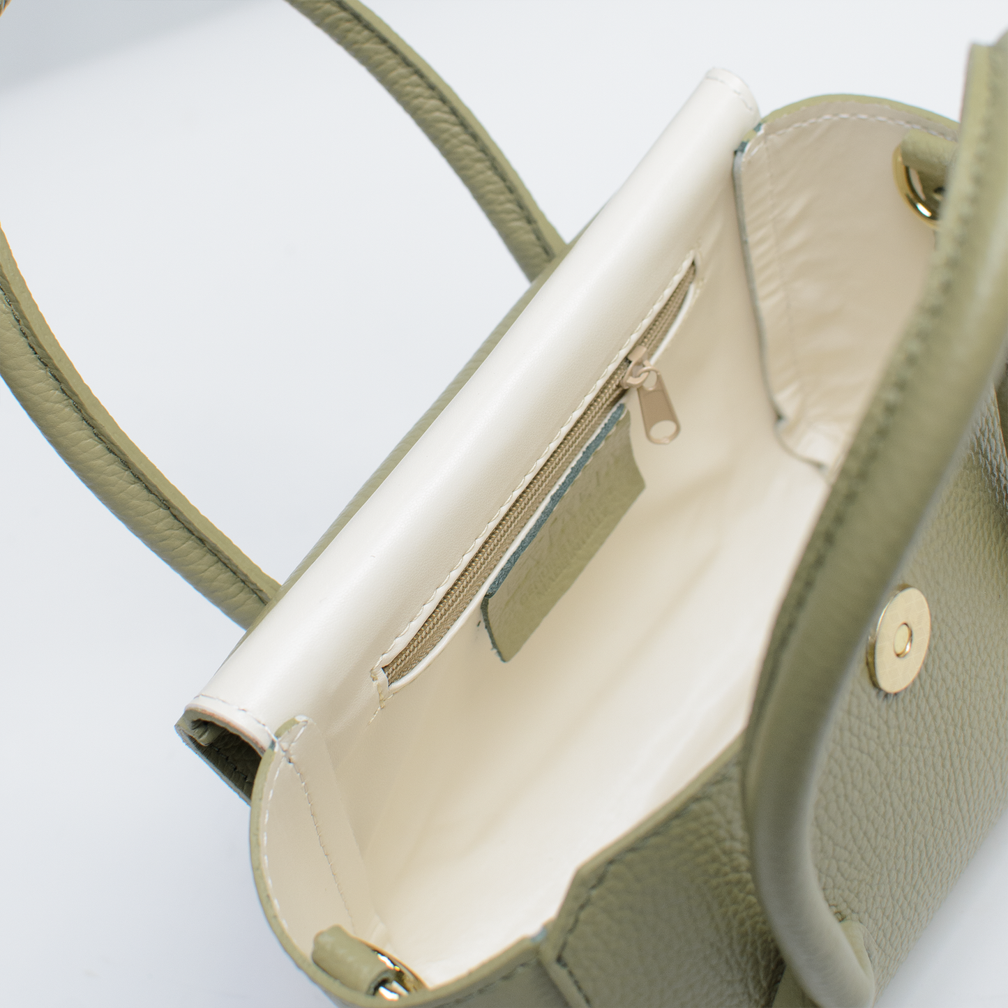 Bari Leather Bag Matcha Latalia