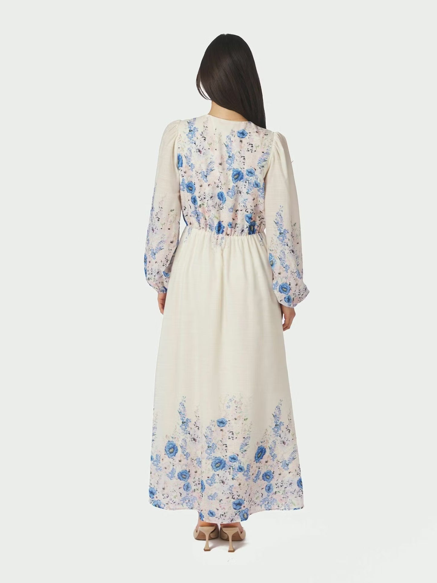 Silfi Vintage Flower Dress Off White Neo Noir