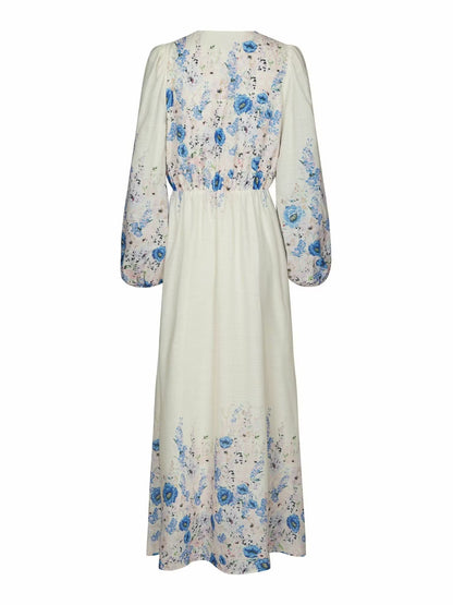Silfi Vintage Flower Dress Off White Neo Noir