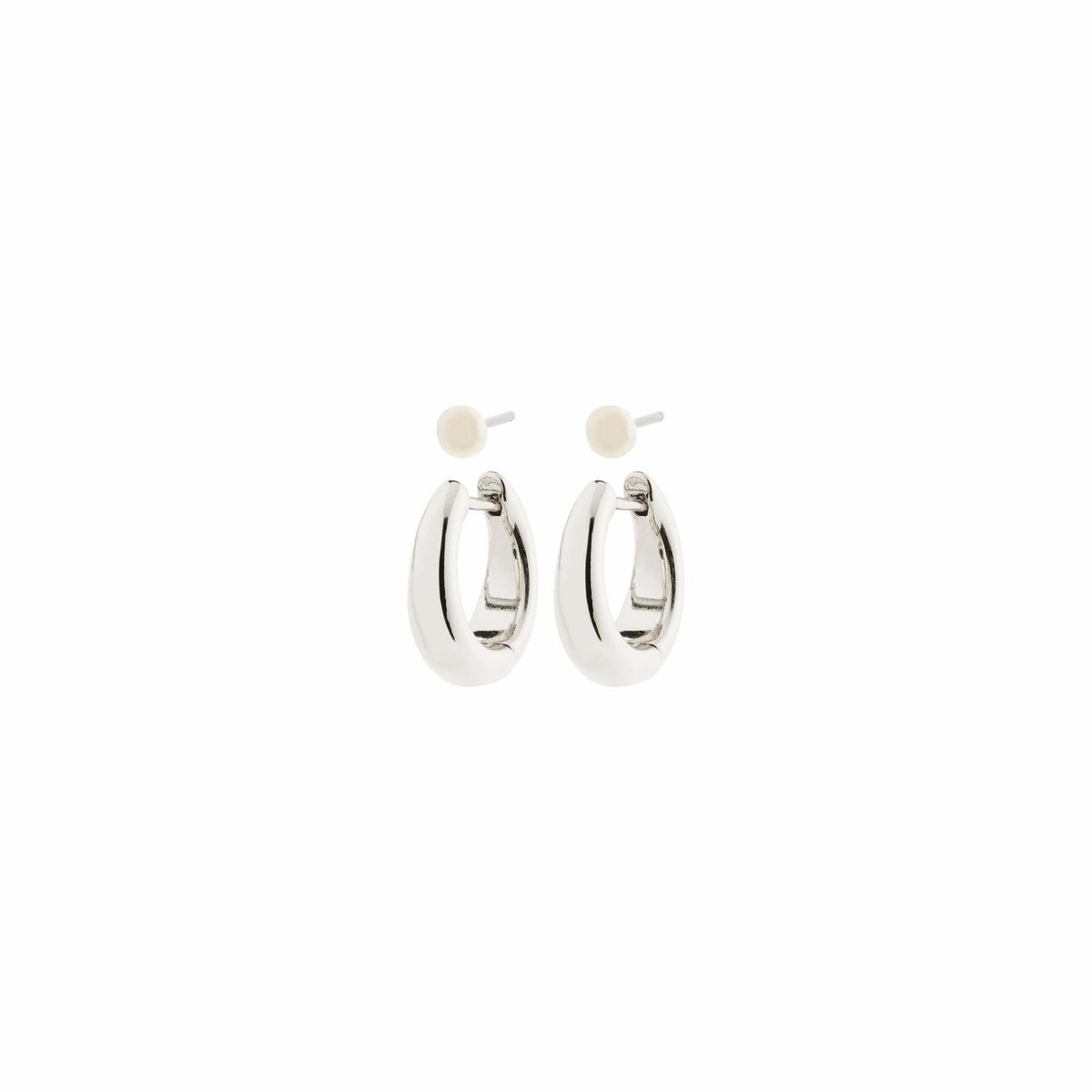 Starlight 2-in-1 Earring Set Silver Pilgrim