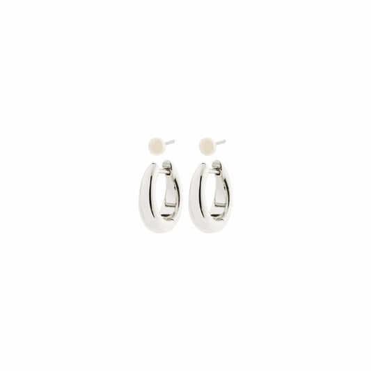 Starlight 2-in-1 Earring Set Silver Pilgrim
