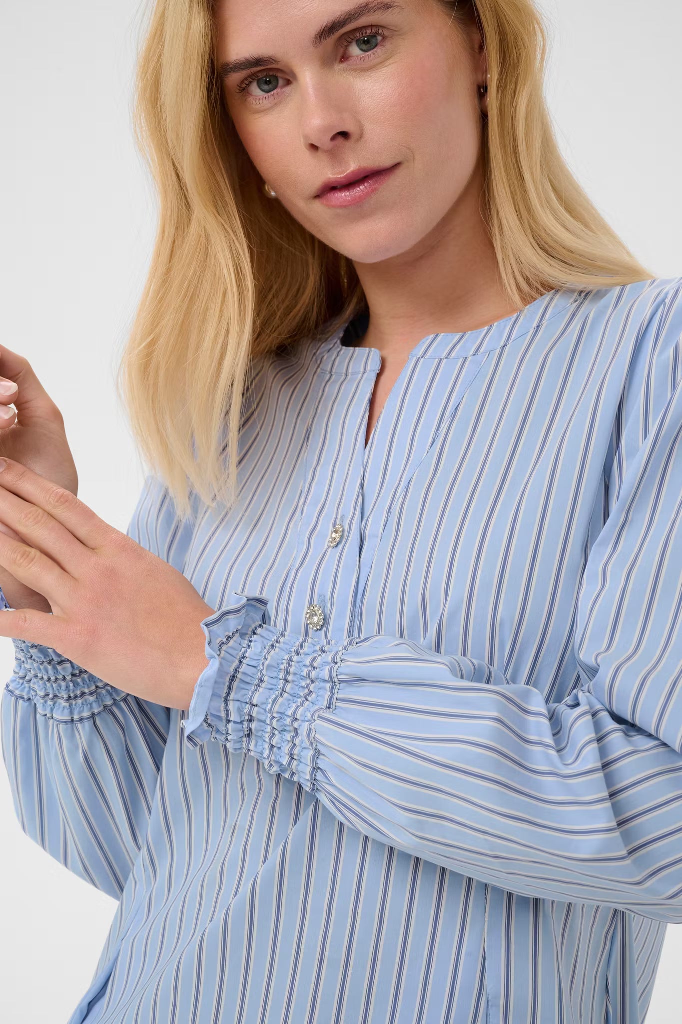 Art Dress Blue Stripe Culture