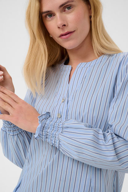 Art Dress Blue Stripe Culture