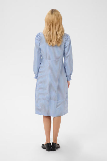 Art Dress Blue Stripe Culture