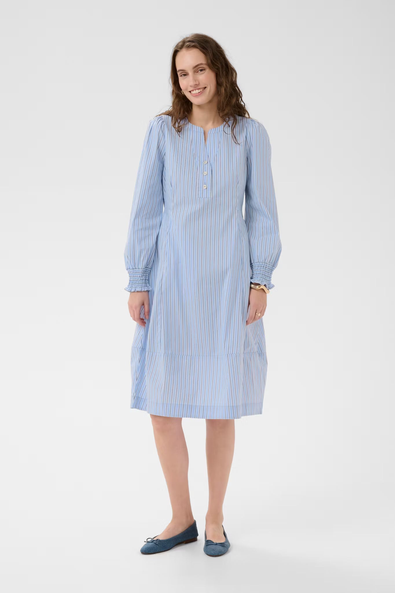 Art Dress Blue Stripe Culture