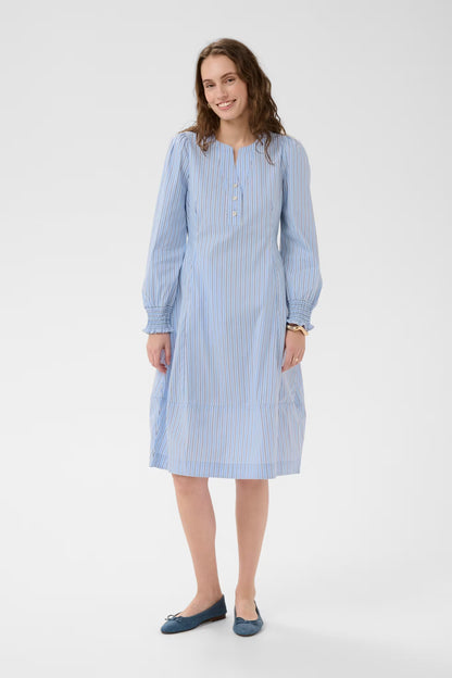 Art Dress Blue Stripe Culture