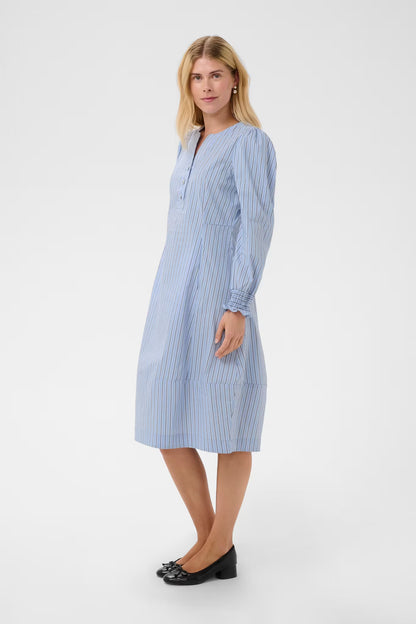 Art Dress Blue Stripe Culture