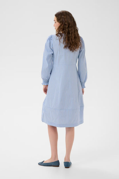 Art Dress Blue Stripe Culture