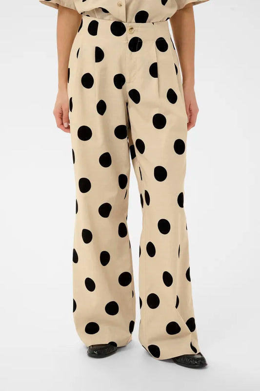 CUtika Pants Whitecap/Black Dot Culture