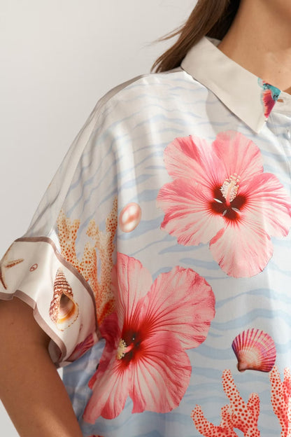 Oceana Sleveless Shirt Skyway Nümph