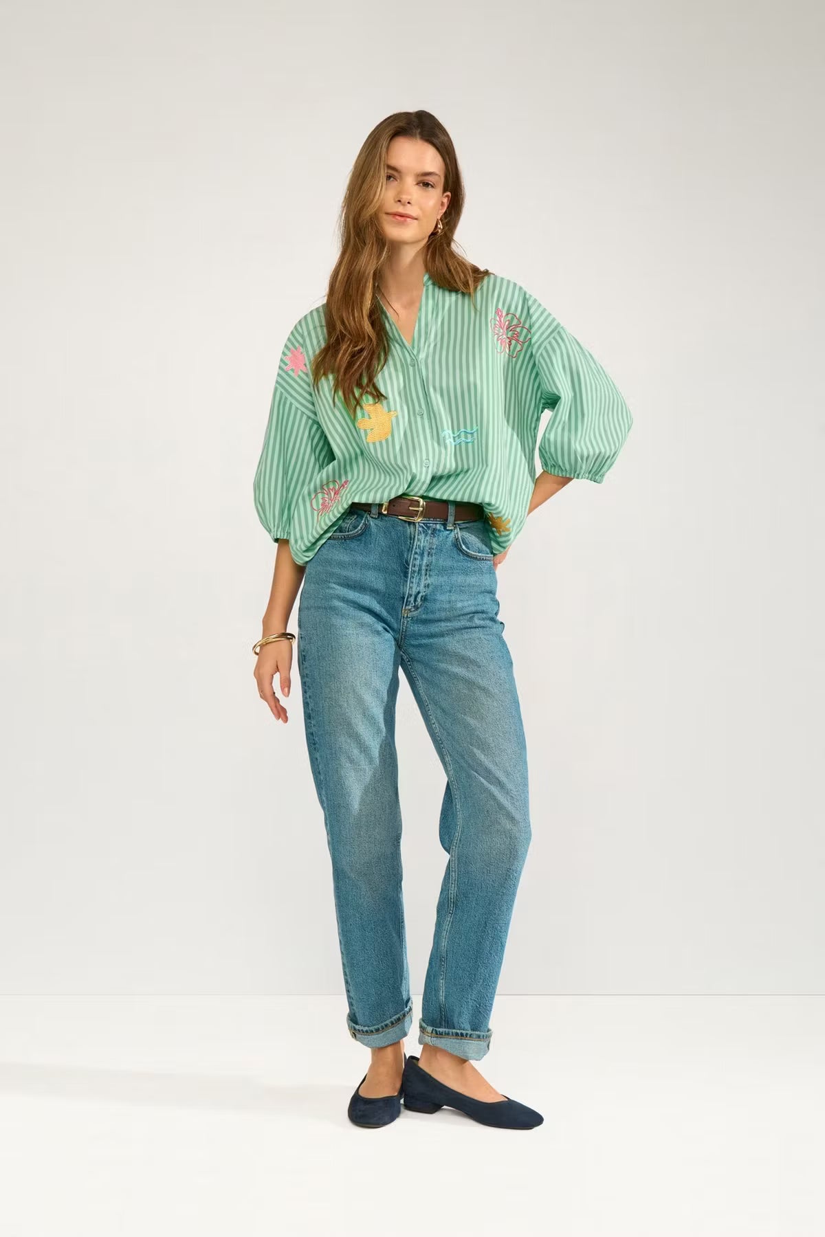 Seanne Shirt Absinthe Green Nümph