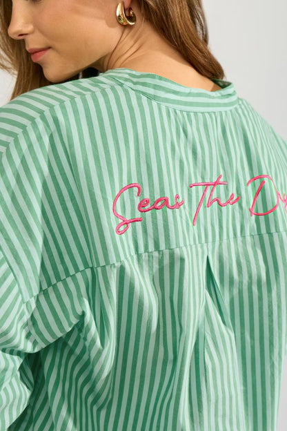 Seanne Shirt Absinthe Green Nümph