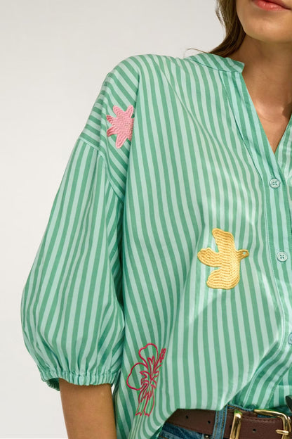 Seanne Shirt Absinthe Green Nümph