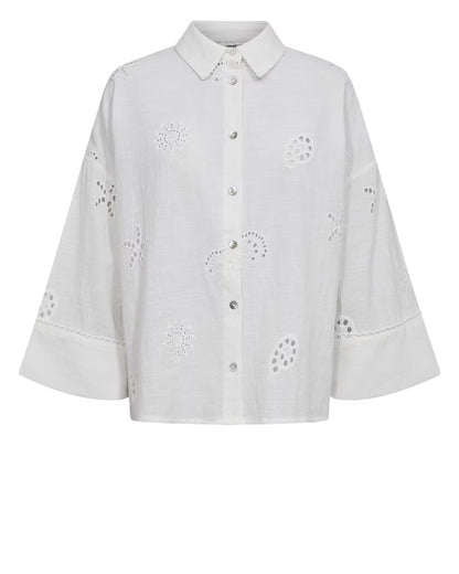 Marielle SS Shirt Bright White Nümph