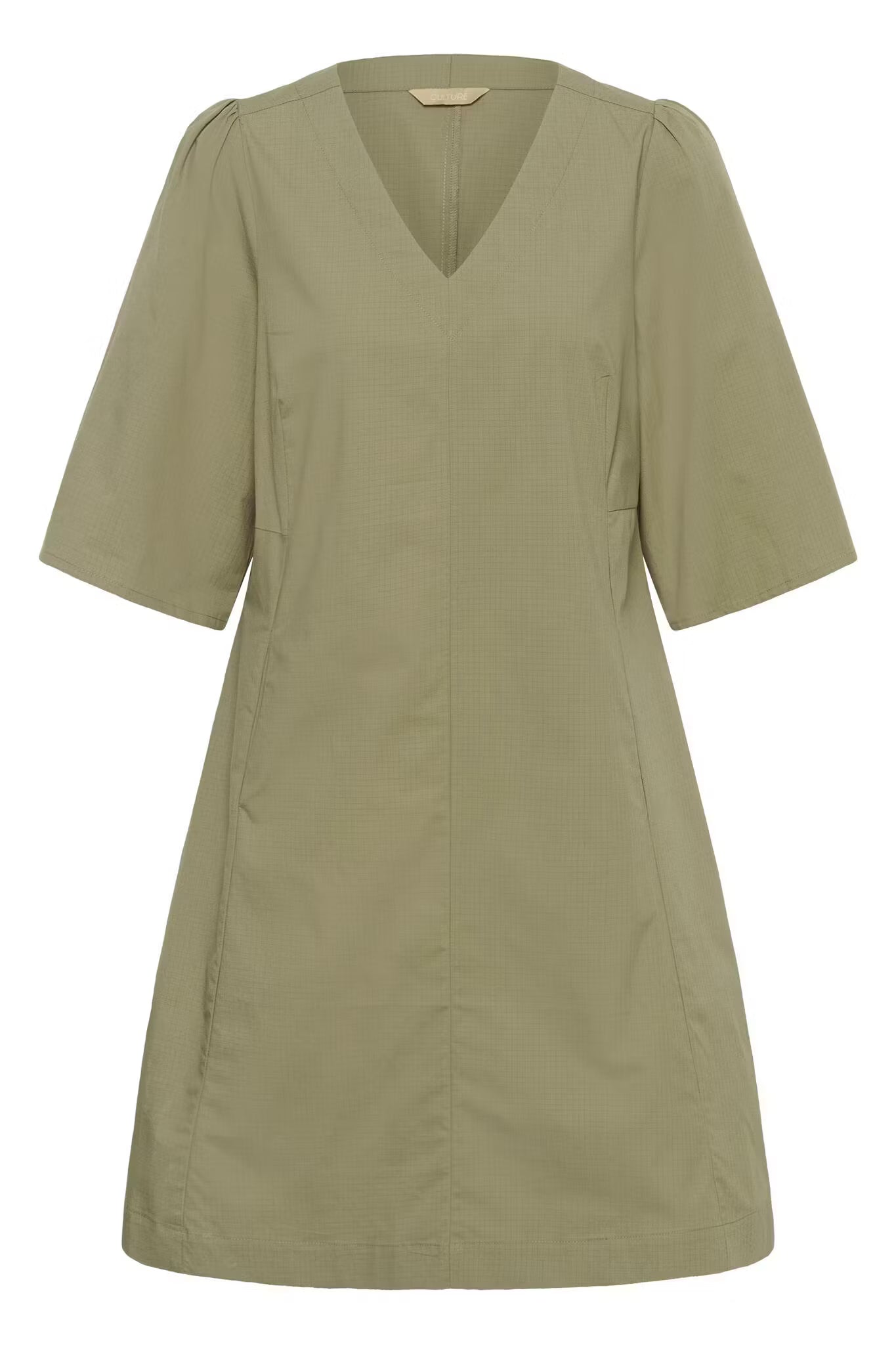 Bendine Dress Dusky Green Culture