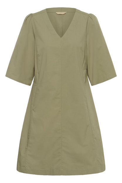 Bendine Dress Dusky Green Culture