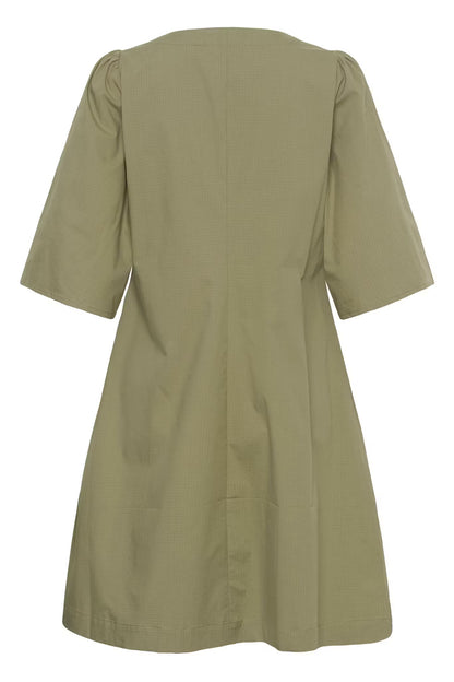 Bendine Dress Dusky Green Culture