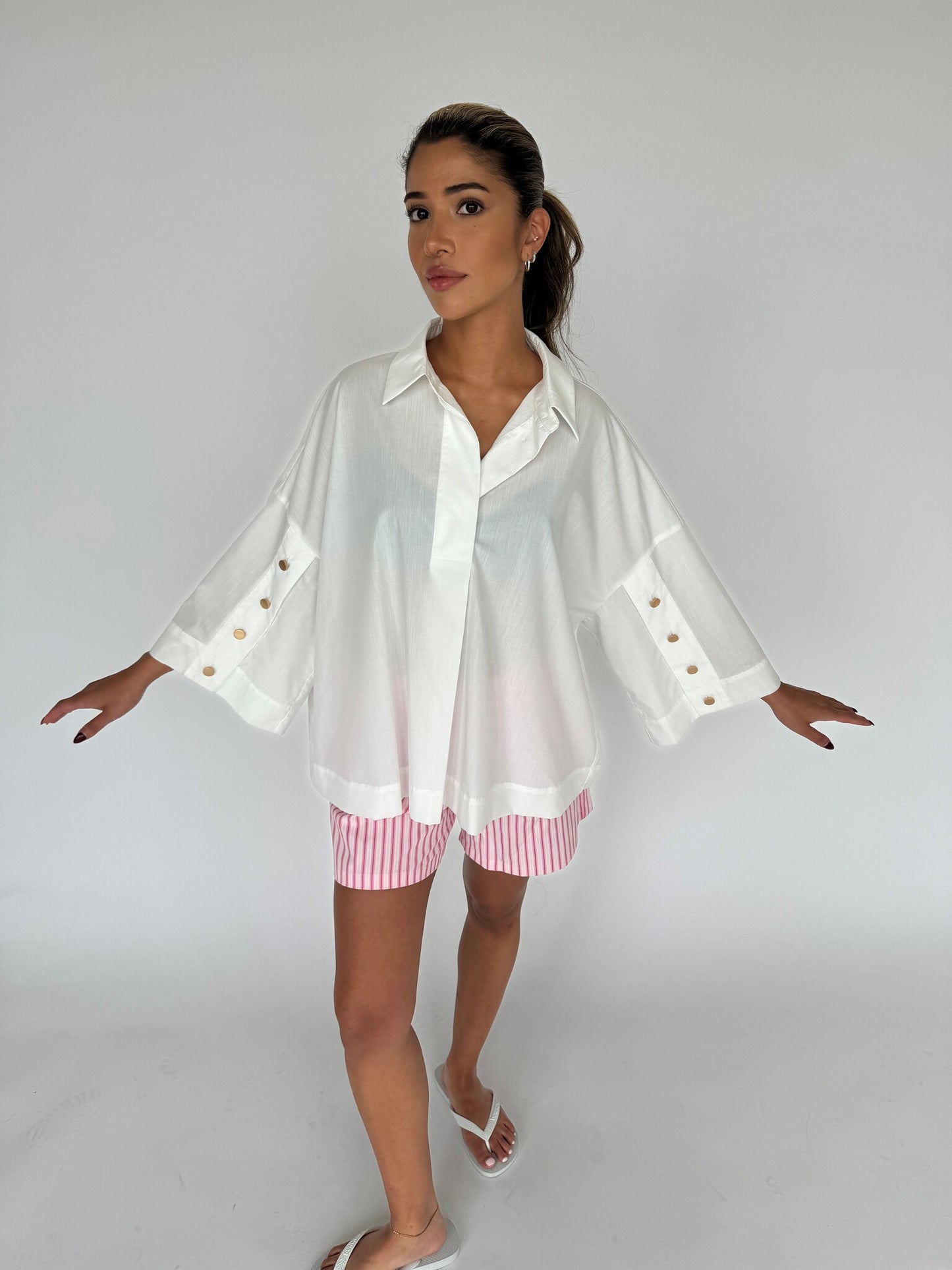 Klara Shirt White Continue