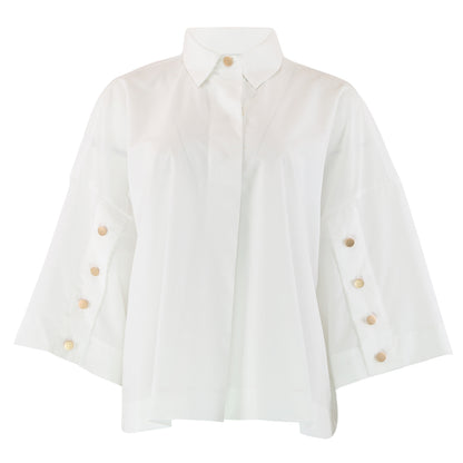 Klara Shirt White Continue