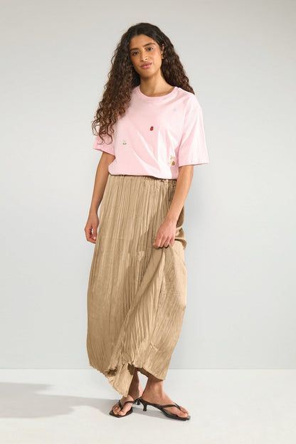 Fea Skirt Silver Mink Nümph