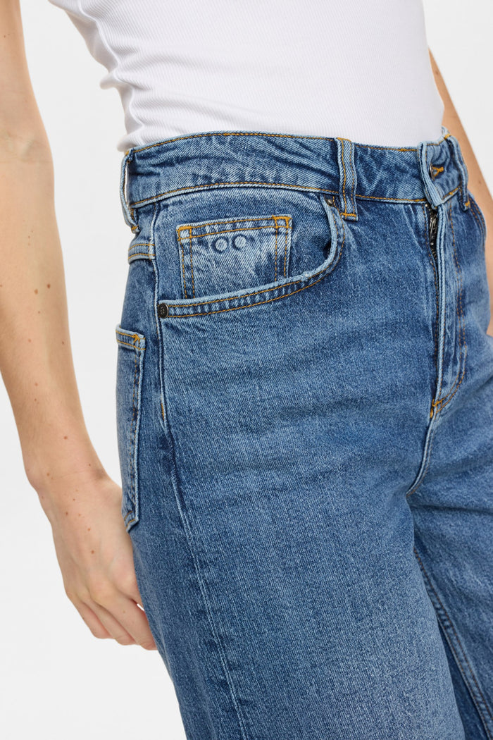 Pisa HR Wide Jeans Medium Blue Denim Nümph
