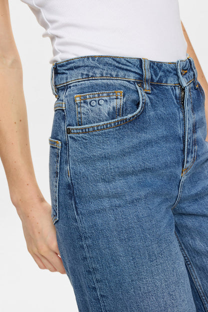 Pisa HR Wide Jeans Medium Blue Denim Nümph