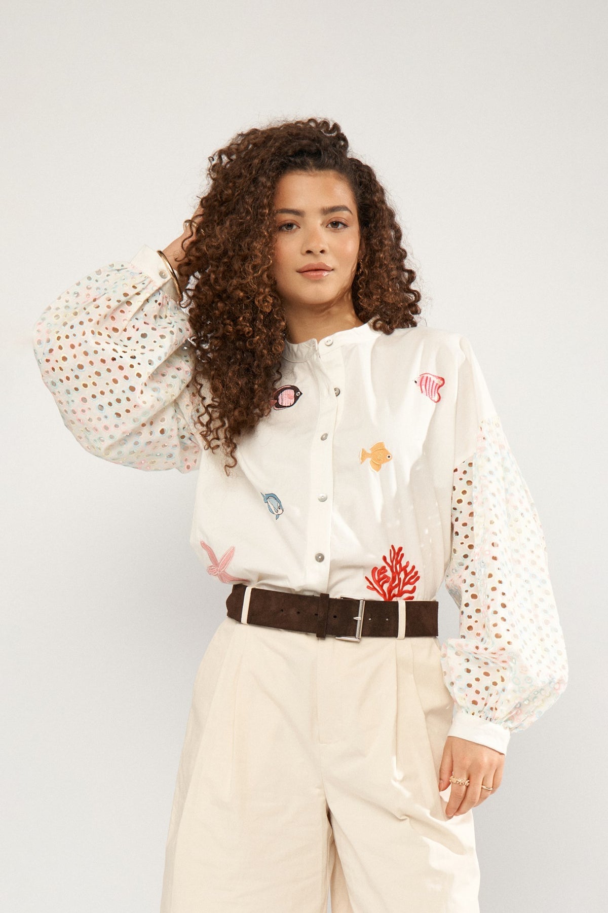 Marisa Shirt Bright White Nümph