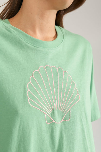 Tide T-shirt Absinthe Green Nümph